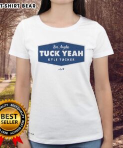 Nice Kyle Tucker Tuck Yeah LA Ladies Tee featuring a stylish design celebrating the Houston Astros star player.