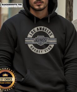 Vintage Los Angeles Kings hoodie featuring a stylish surround design, perfect for fans and casual wear.