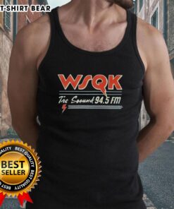 Nice Lucas Sinclair WSQK 94.5 FM tank top featuring vibrant colors and a stylish design for fans of the show.