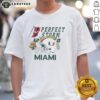 Nice Miami Hurricanes Helmet T-Shirt featuring 'Perfect Storm Revenge' design for fans of college football apparel.