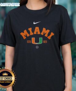 Nice Miami Hurricanes NCAA National Champions 2026 ladies tee featuring vibrant team colors and stylish design.