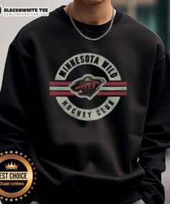 Cozy Nice Minnesota Wild Surround sweatshirt showcasing team colors and logo, perfect for fans and chilly weather.