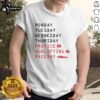 Alt Text: Nice Monday Tuesday Thursday Practice Qualifying Race Day T-Shirt featuring bold graphics and vibrant colors.