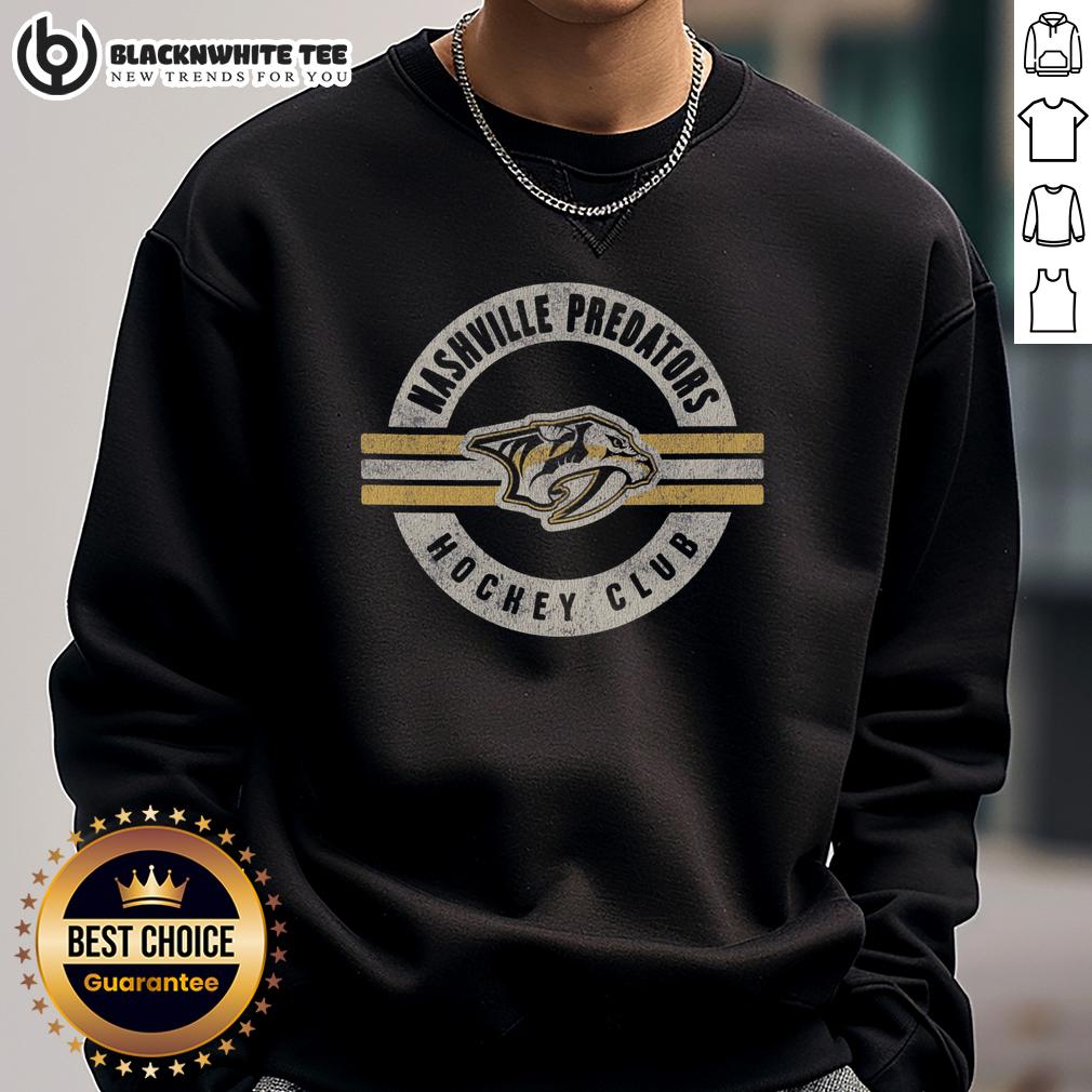 Nice Nashville Predators Surround Sweatshirt Cozy Nice Nashville Predators surround sweatshirt featuring team colors and logo, perfect for fans and casual wear.