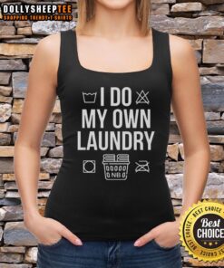 Nice Nate Bargatze I Do My Own Laundry tank top featuring a humorous design, perfect for comedy fans and casual wear.