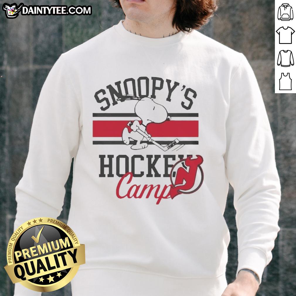 nice-new-jersey-devils-snoopys-hockey-camps-2026-sweatshirt 2026 Nice New Jersey Devils Snoopy's Hockey Camps sweatshirt featuring team logo and vibrant colors for fans.