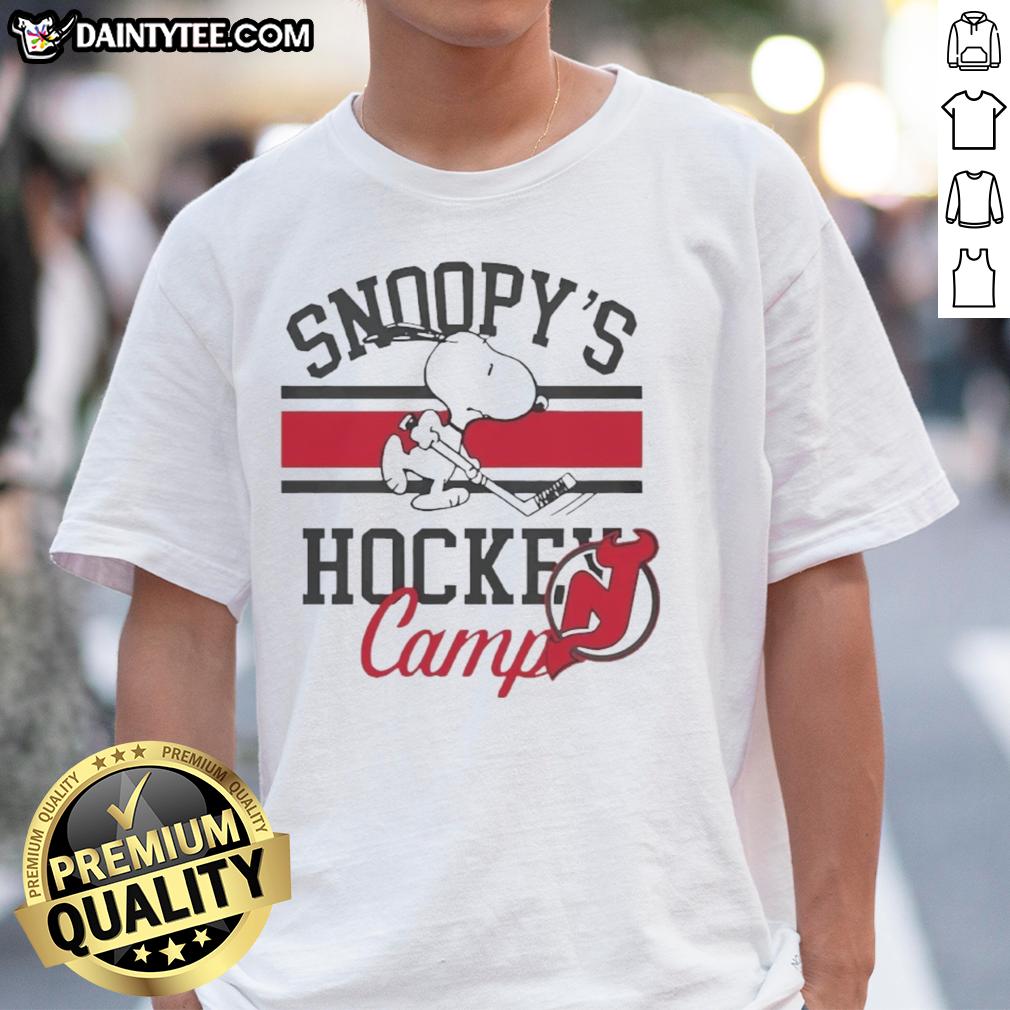 nice-new-jersey-devils-snoopys-hockey-camps-2026-t-shirt Alt Text: 2026 Nice New Jersey Devils Snoopy's Hockey Camps T-Shirt featuring vibrant graphics and team colors.