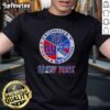Alt Text: Nice New York City Sports Yankees Rangers Giants logos combine T-Shirt showcasing iconic NYC team designs.