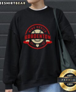 Nice Nine Devils Bradenton sweatshirt featuring a stylish design perfect for casual wear and local pride.