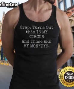 Stylish 'Not My Circus, Not My Monkeys' tank top featuring a fun design, perfect for casual outings or humorous gifts.