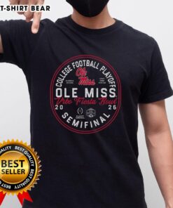 Nice Ole Miss 2026 Fiesta Bowl Bound T-Shirt featuring vibrant colors and team logo, perfect for fans celebrating the big game.