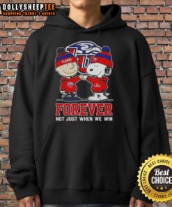 Nice Peanut Snoopy and Charlie Brown hoodie with 'Liberty Flames Forever' design, perfect for fans of the classic comic.