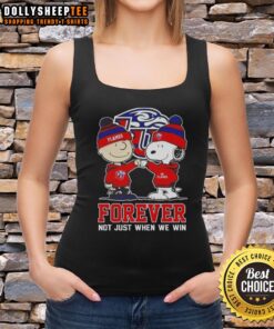 Nice Peanut Snoopy and Charlie Brown tank top with 'Liberty Flames Forever' design, celebrating team spirit and fandom.