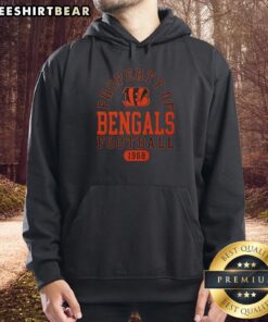 Stylish Cincinnati Bengals hoodie featuring 'Nice Property of Cincinnati Bengals Football Since 1968' design.