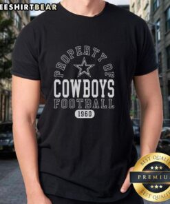 Nice Property of Dallas Cowboys Football Since 1960 T-Shirt, showcasing team pride and vintage style for fans.