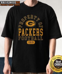 Green Bay Packers football T-shirt featuring vintage design, celebrating the team's legacy since 1919.