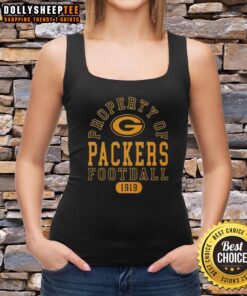 Green Bay Packers football tank top, showcasing team pride since 1919, perfect for fans and casual wear.