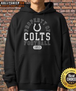Cozy Indianapolis Colts hoodie showcasing team pride since 1953, perfect for fans and game day attire.