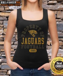 Jacksonville Jaguars football tank top featuring a stylish design, perfect for fans since 1995.