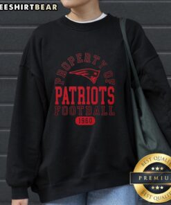 New England Patriots football sweatshirt since 1960, featuring team colors and logo for loyal fans.