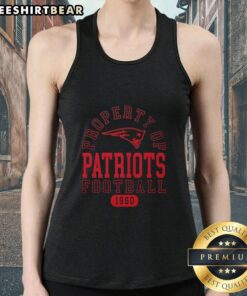 New England Patriots football tank top featuring 'Nice Property Since 1960' design, perfect for fans and casual wear.