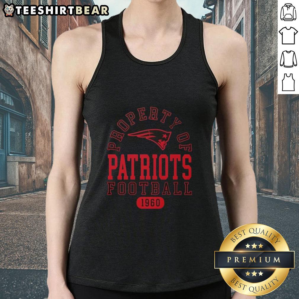 nice-property-of-new-england-patriots-football-since-1960-tank-top New England Patriots football tank top featuring 'Nice Property Since 1960' design, perfect for fans and casual wear.
