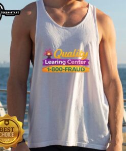 Stylish Nice Quality Learning Center 1-800 Fraud Premium Tank Top in vibrant colors, perfect for casual wear.