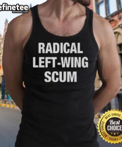 Nice Radical Left-Wing Sum Tank Top featuring bold graphics and a casual design, perfect for summer activism.