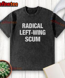 Nice Radical Left-Wing Sum Washed T-Shirt featuring bold graphics and a relaxed fit for casual style.