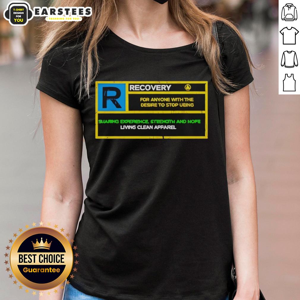 nice-recovery-rated-r-ladies-tee Nice Recovery Rated R Ladies Tee featuring a stylish design for women's casual wear and comfort.