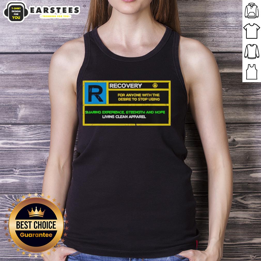 nice-recovery-rated-r-tank-top Alt Text: Stylish Nice Recovery Rated R tank top featuring a modern design, perfect for casual wear and active lifestyles.