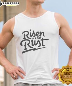 Nice Risen From Rust Buffalo Bills tank top featuring vibrant team colors and stylish design for fans.