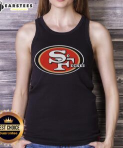 Stylish San Francisco 49ers tank top featuring the 'So F*cked' logo for 2026, perfect for fans and casual wear.