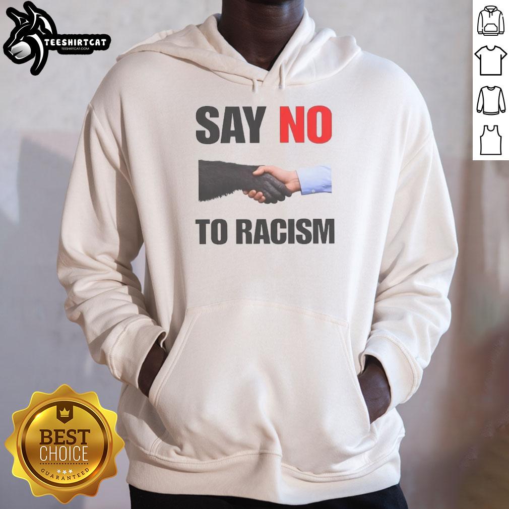 nice-say-no-to-racism-hoodie Stylish Nice Say No To Racism Hoodie featuring bold text promoting equality and anti-racism awareness.