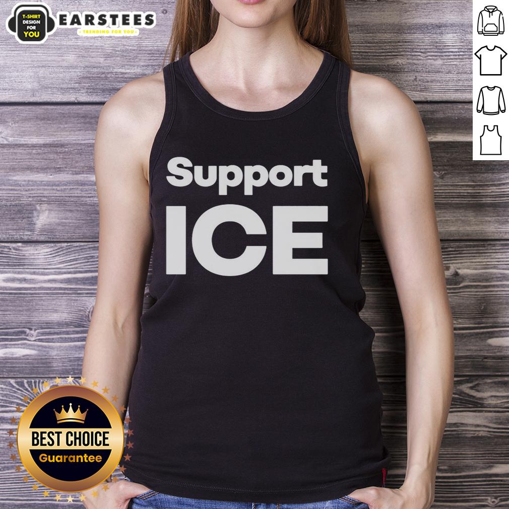 nice-scott-presler-support-ice-tank-top Scott Presler wearing a stylish support ice tank top, showcasing a trendy summer look perfect for activism and events.