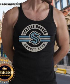 Stylish Seattle Kraken surround tank top featuring team colors and logo, perfect for fans and summer wear.