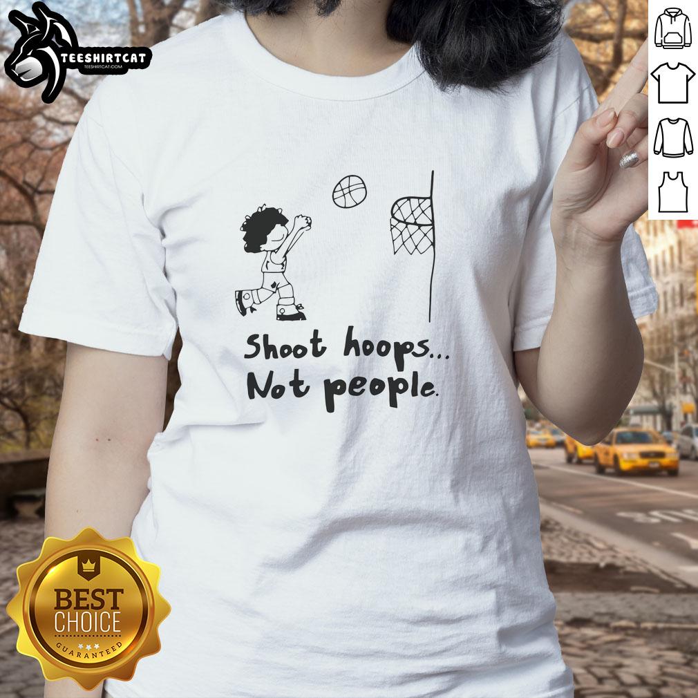 nice-shoot-hoops-not-people-ladies-tee Stylish 'Nice Shoot Hoops Not People' ladies tee showcasing a modern basketball theme in a vibrant design.