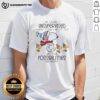 Alt Text: Snoopy and Woodstock graphic tee featuring 'I Am Currently Unsupervised, I Know It Freaks Me Out Too' slogan.
