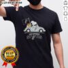 Nice Snoopy driving a car on a San Antonio Spurs basketball T-shirt design, perfect for fans and collectors.