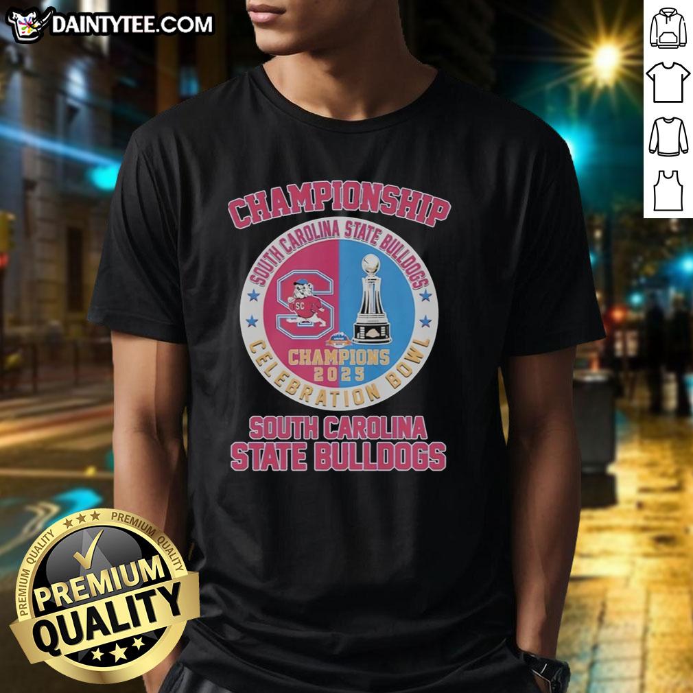 nice-south-carolina-state-bulldogs-celebration-bowl-champions-2025-circle-logo-t-shirt South Carolina State Bulldogs Celebration Bowl Champions 2025 circle logo t-shirt, showcasing team pride and victory.