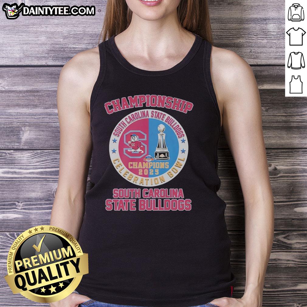 nice-south-carolina-state-bulldogs-celebration-bowl-champions-2025-circle-logo-tank-top Nice South Carolina State Bulldogs Celebration Bowl Champions 2025 Circle Logo Tank Top design featuring team colors.
