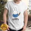 Nice Spliffy Bunny T-Shirt featuring a playful bunny design, perfect for casual wear and animal lovers.
