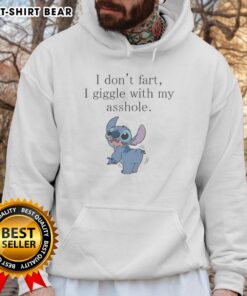 Alt Text: Funny hoodie design featuring 'I Dont Fart, I Giggle With My Asshole' slogan for playful fashion lovers.