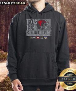 Nice Texas Tech 2025 Season to Remember Hoodie showcasing vibrant team colors and logo, perfect for fans and supporters.
