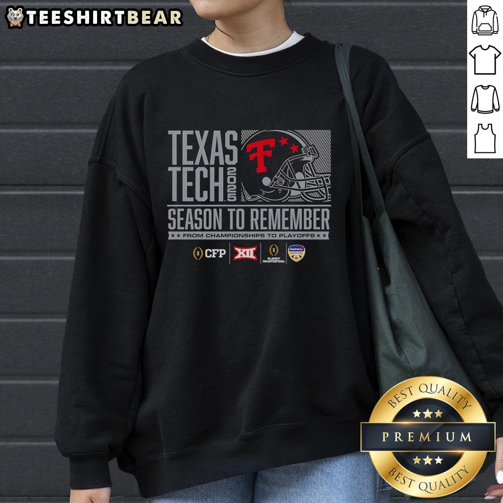 nice-texas-tech-2025-season-to-remember-sweatshirt Alt Text: Cozy Nice Texas Tech 2025 Season to Remember sweatshirt featuring vibrant team colors and logo, perfect for fans.
