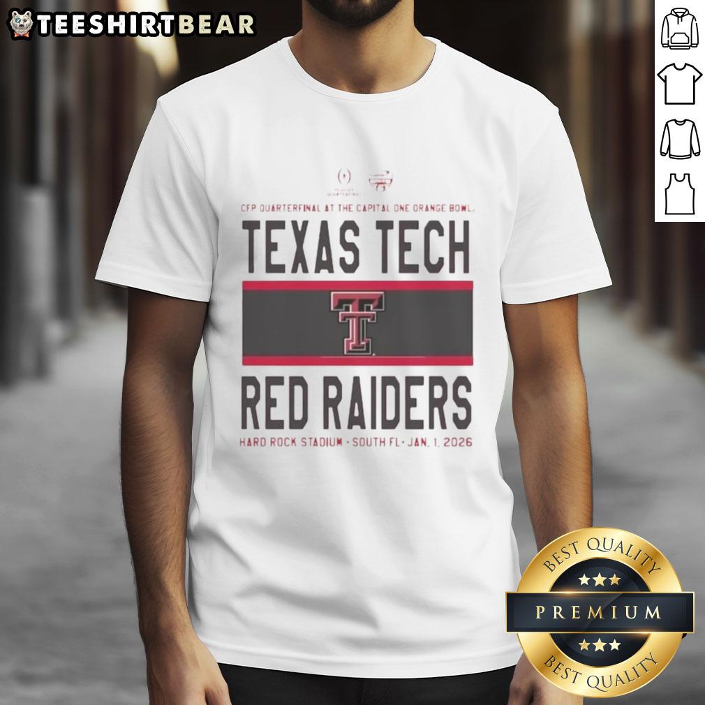 nice-texas-tech-red-raiders-cfp-quarterfinal-at-the-capital-one-orange-bowl-2026-t-shirt-1 Texas Tech Red Raiders CFP Quarterfinal 2026 T-Shirt featuring vibrant design for the Capital One Orange Bowl.