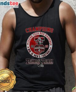 Alt Text: Nice Texas Tech Red Raiders NCAA Big 12 Men's Football 2025 logo tank top, perfect for fans and game day wear.