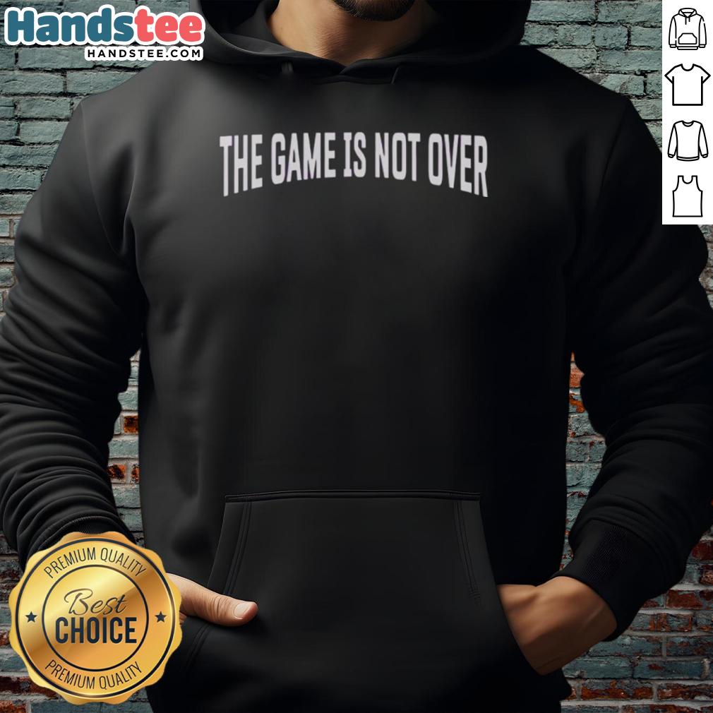nice-the-game-is-over-tcu-horned-frogs-hoodie Alt Text: TCU Horned Frogs hoodie with 'The Game Is Over' text, perfect for fans celebrating their team spirit.