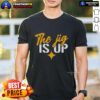 Nice The Jig Is Up Pittsburgh Steelers T-Shirt featuring bold graphics, perfect for fans supporting their team.