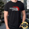 Nice The Sober Life One Day At A Time parody logo T-Shirt featuring a humorous design promoting sobriety and resilience.